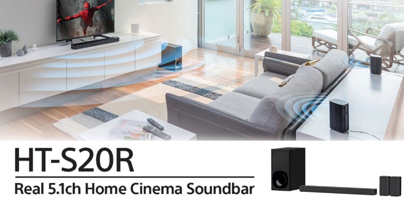 Sounbarlar - Sony - Sony HT-S20R 400 Bluetooth Soundbar W 5.1